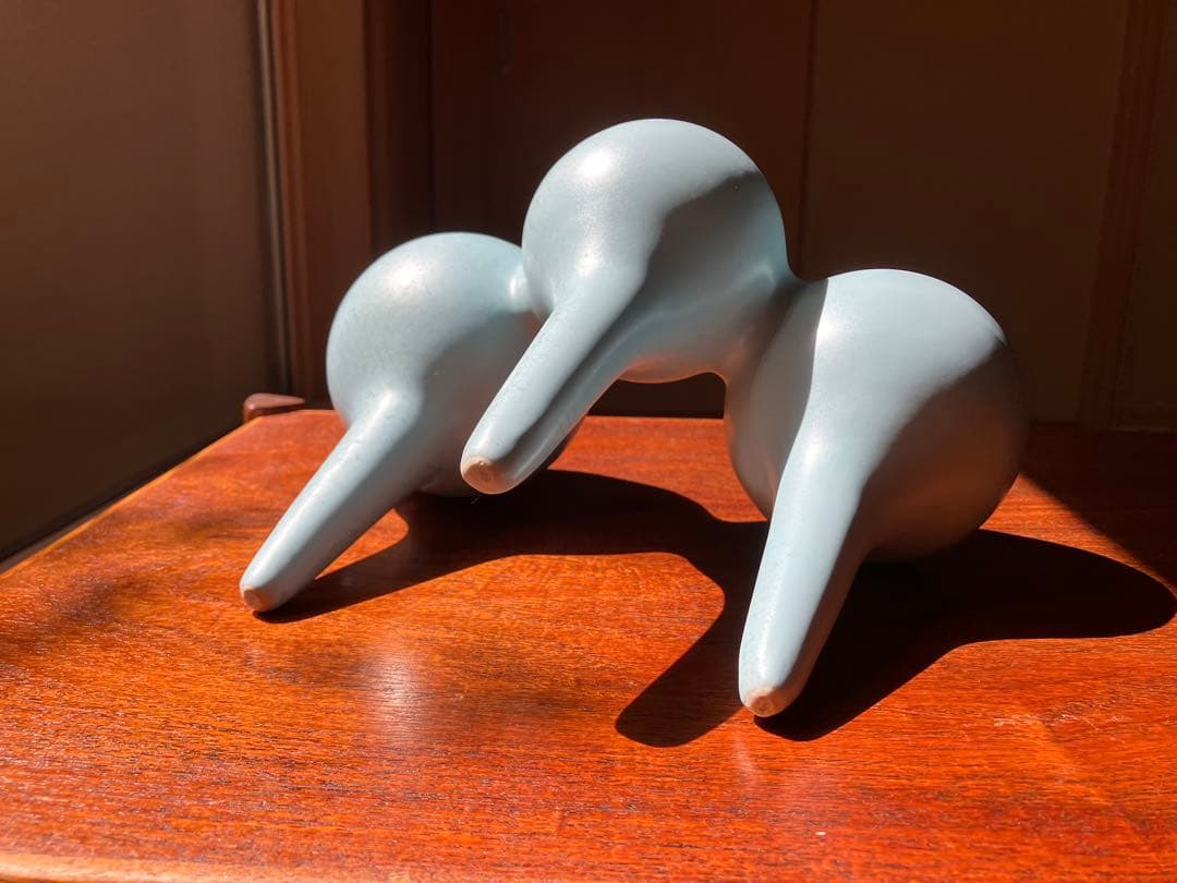 フラワーベース　JAPANビンテージ　モダンアート　陶器　花器　インテリア