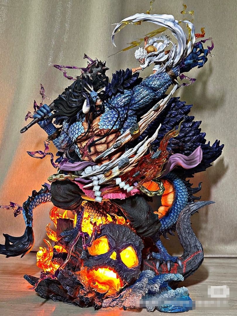 ワンピース カイドウ VS ルフィ ガレージキット スタチュー フィギュア