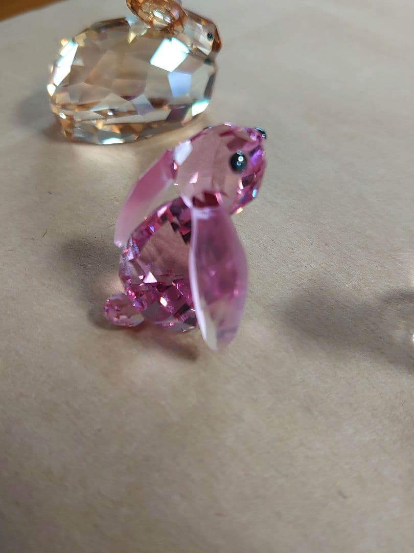 スワロフスキー ウサギ 置物 3点セット SWAROVSKI