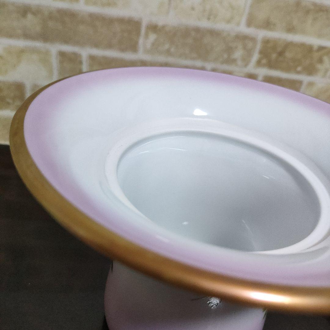 【希少】有田焼 宮内庁御用達 深川製磁 君島一郎 ローズボール 花器