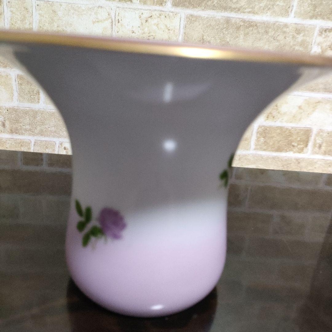 【希少】有田焼 宮内庁御用達 深川製磁 君島一郎 ローズボール 花器