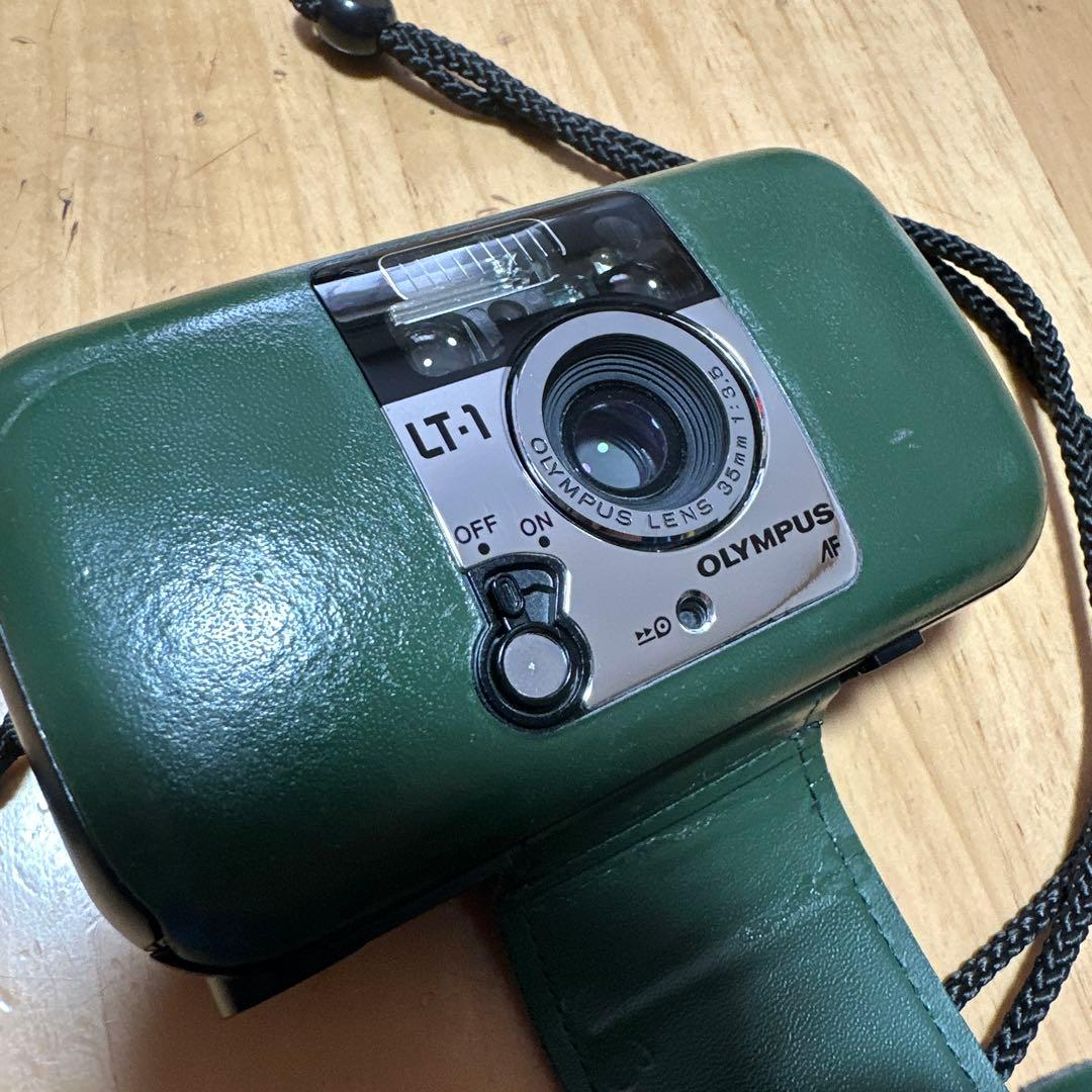 OLYMPUS LT-1 LT1 コンパクトフィルムカメラ グリーン 緑