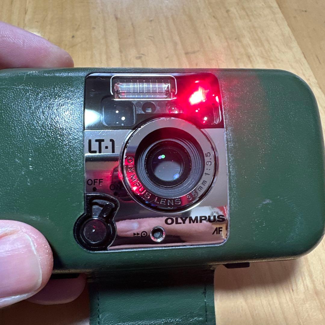 OLYMPUS LT-1 LT1 コンパクトフィルムカメラ グリーン 緑