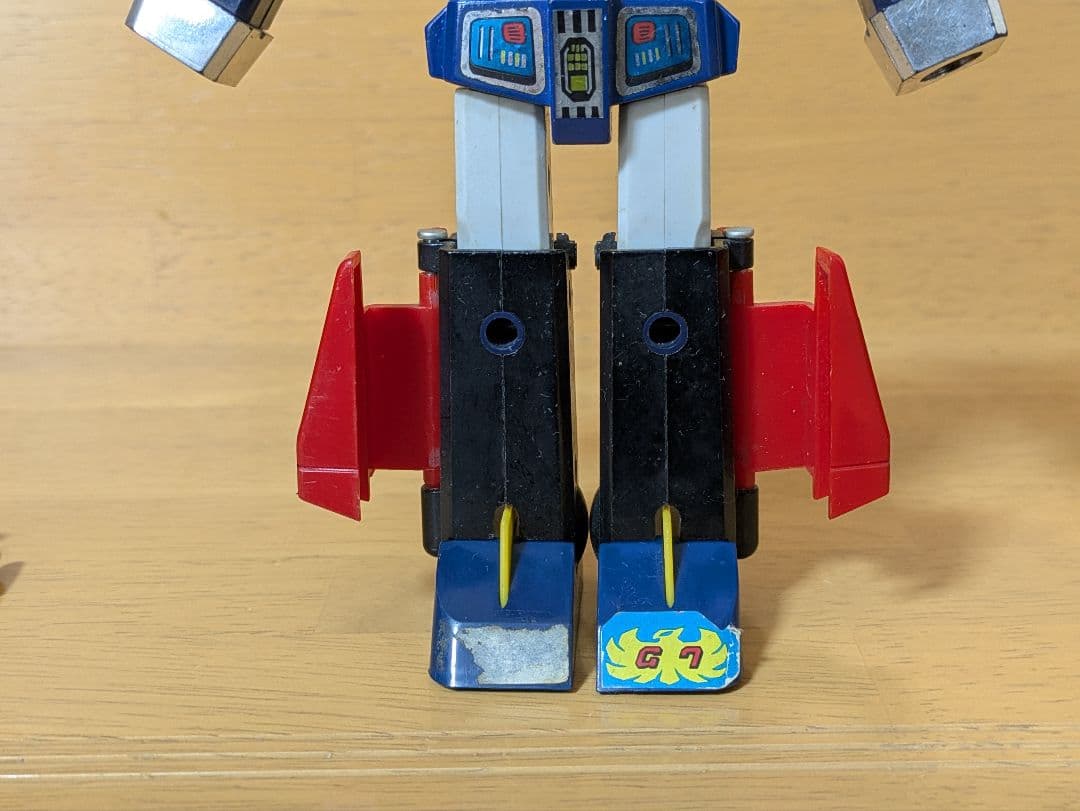 当時の物　無敵ロボ　トライダーG7 超合金