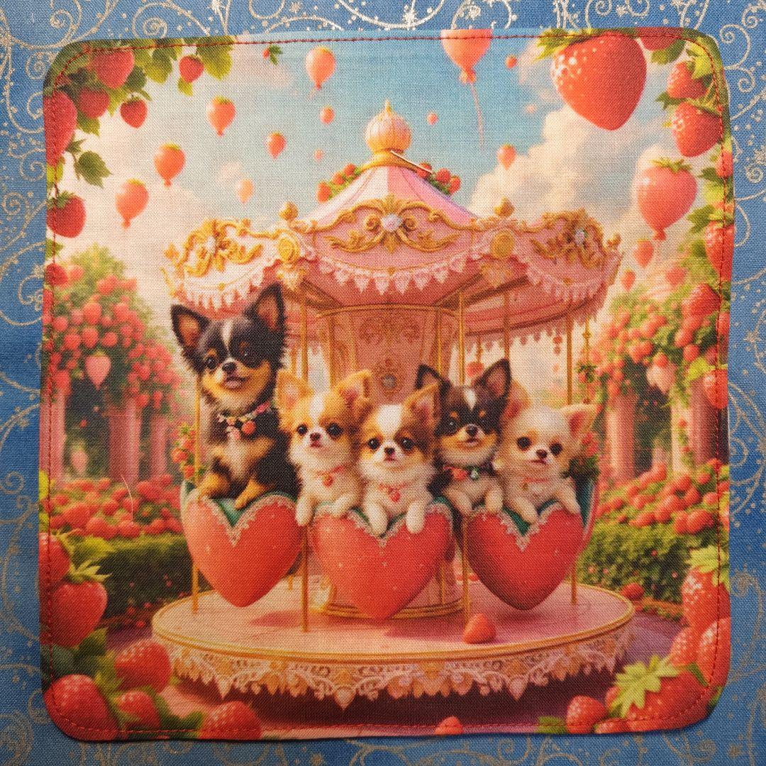 マチャ抹茶さま専用　ハンカチ　チワワちゃん柄　　19枚