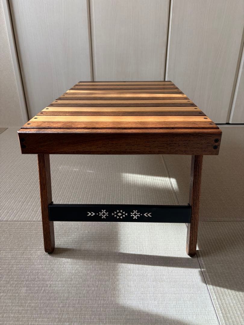 KIMICAMP ゼブラテーブル アイアンプレート IT05 セット　美品