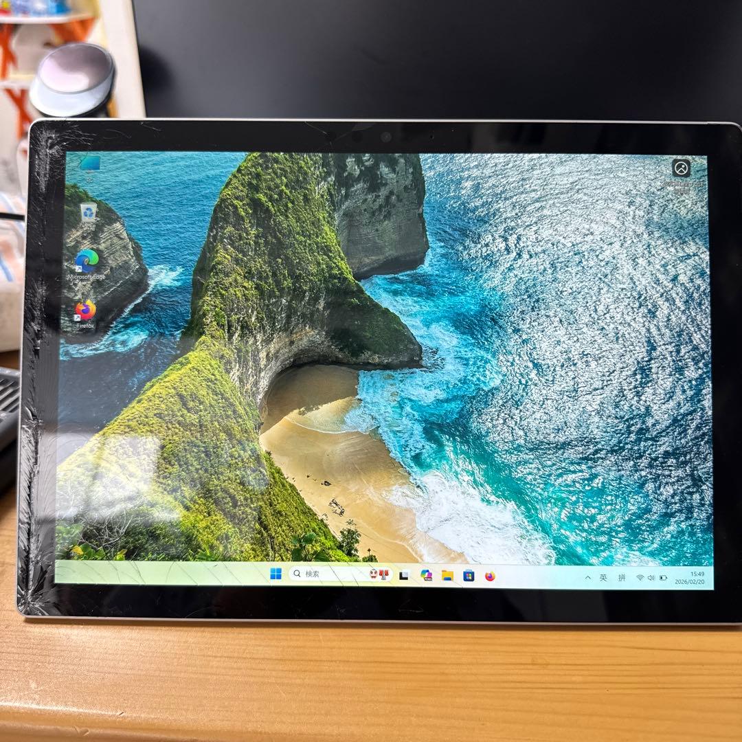 Windowssurface pro6 タブレット 本体 画面割れあり