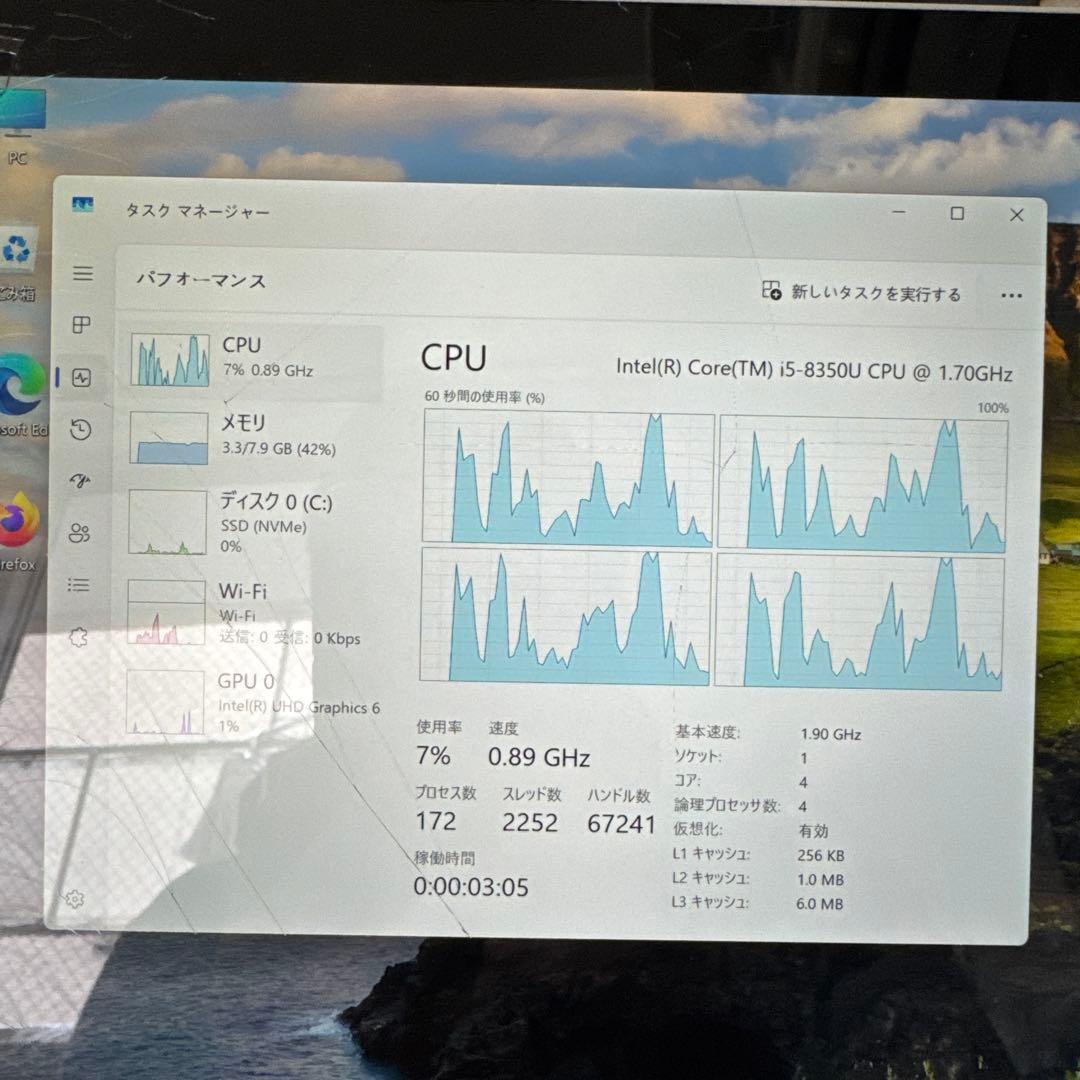 Windowssurface pro6 タブレット 本体 画面割れあり