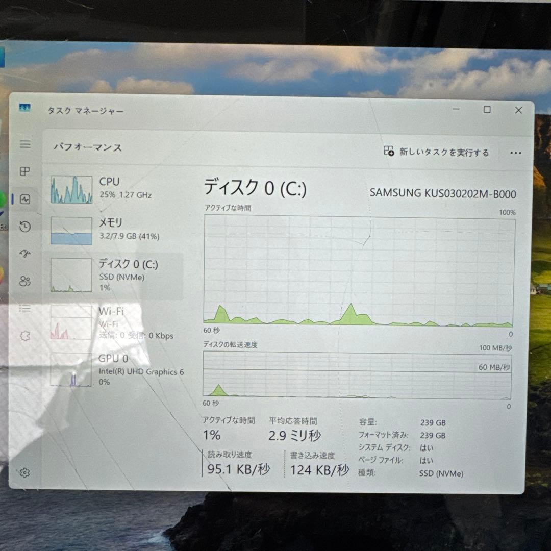 Windowssurface pro6 タブレット 本体 画面割れあり
