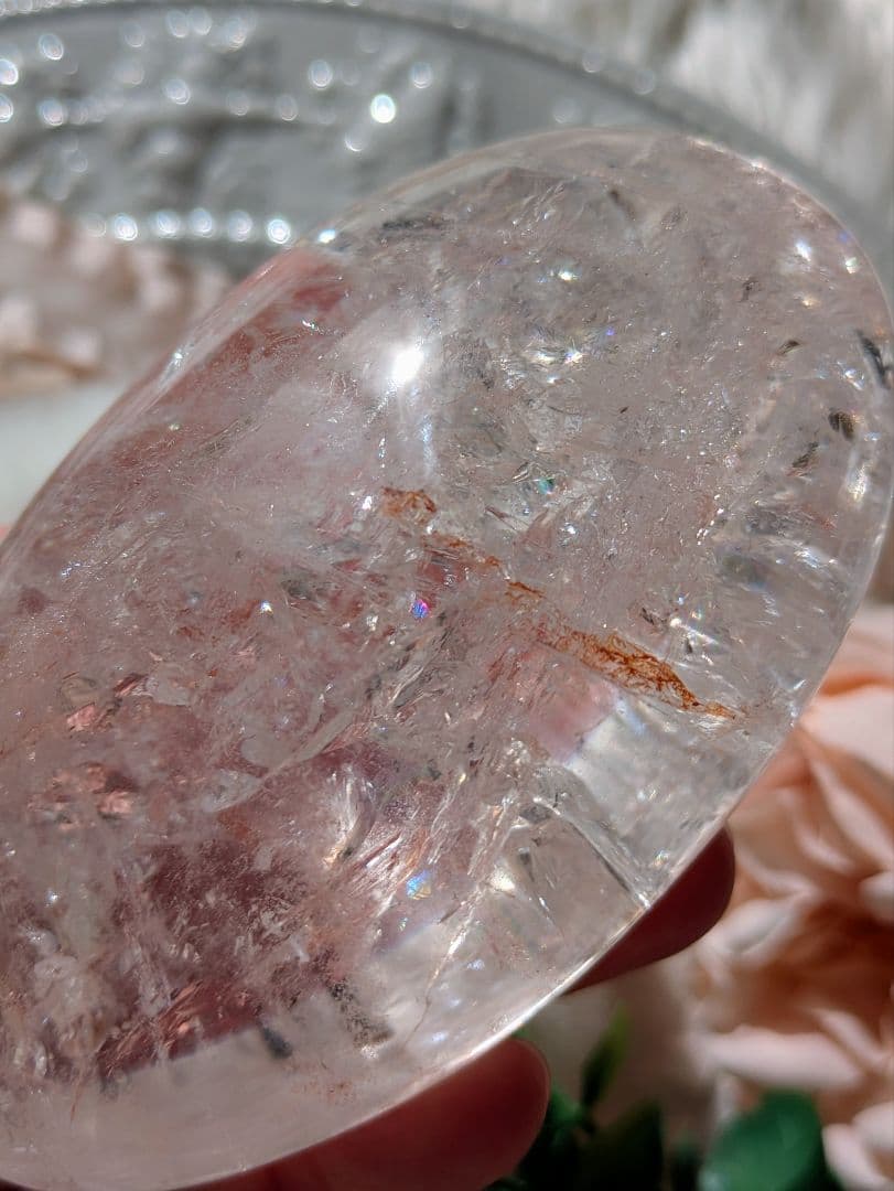 Big 283ｇ 高品質♡ピンクアゼツライト（通称） ピンククォーツ♡ パーム