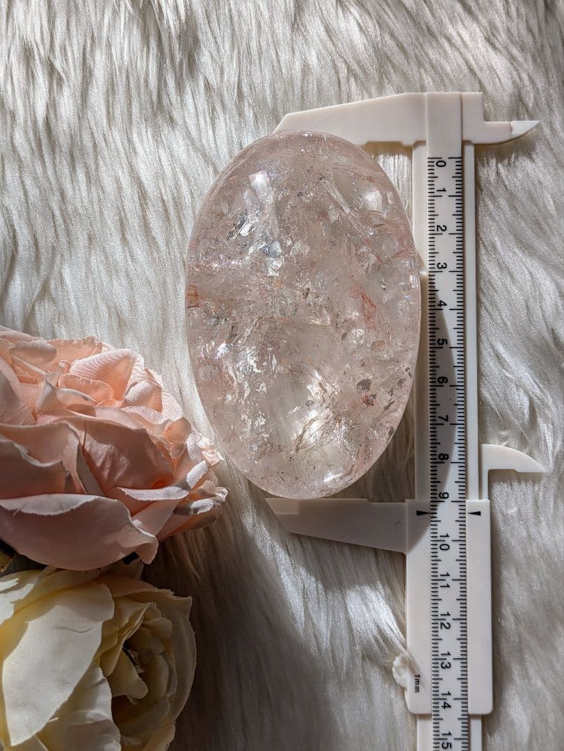Big 283ｇ 高品質♡ピンクアゼツライト（通称） ピンククォーツ♡ パーム