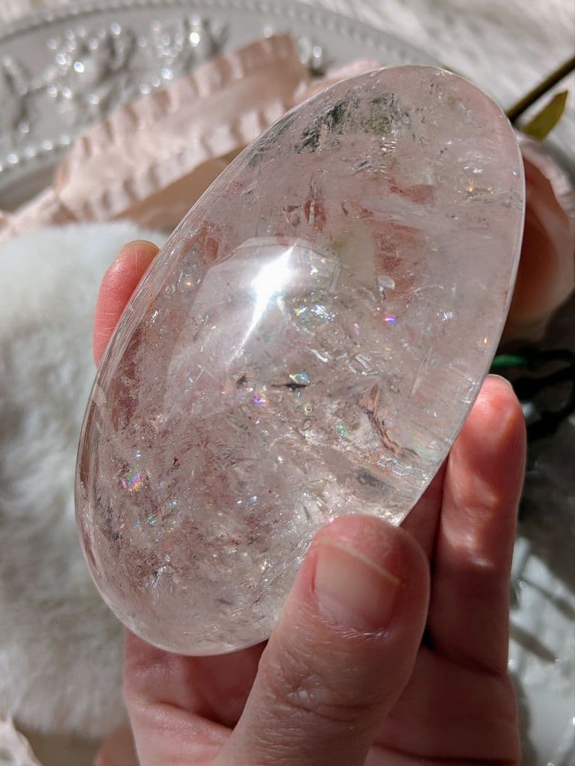 Big 283ｇ 高品質♡ピンクアゼツライト（通称） ピンククォーツ♡ パーム
