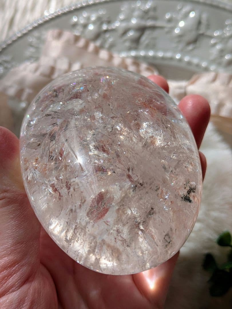 Big 283ｇ 高品質♡ピンクアゼツライト（通称） ピンククォーツ♡ パーム