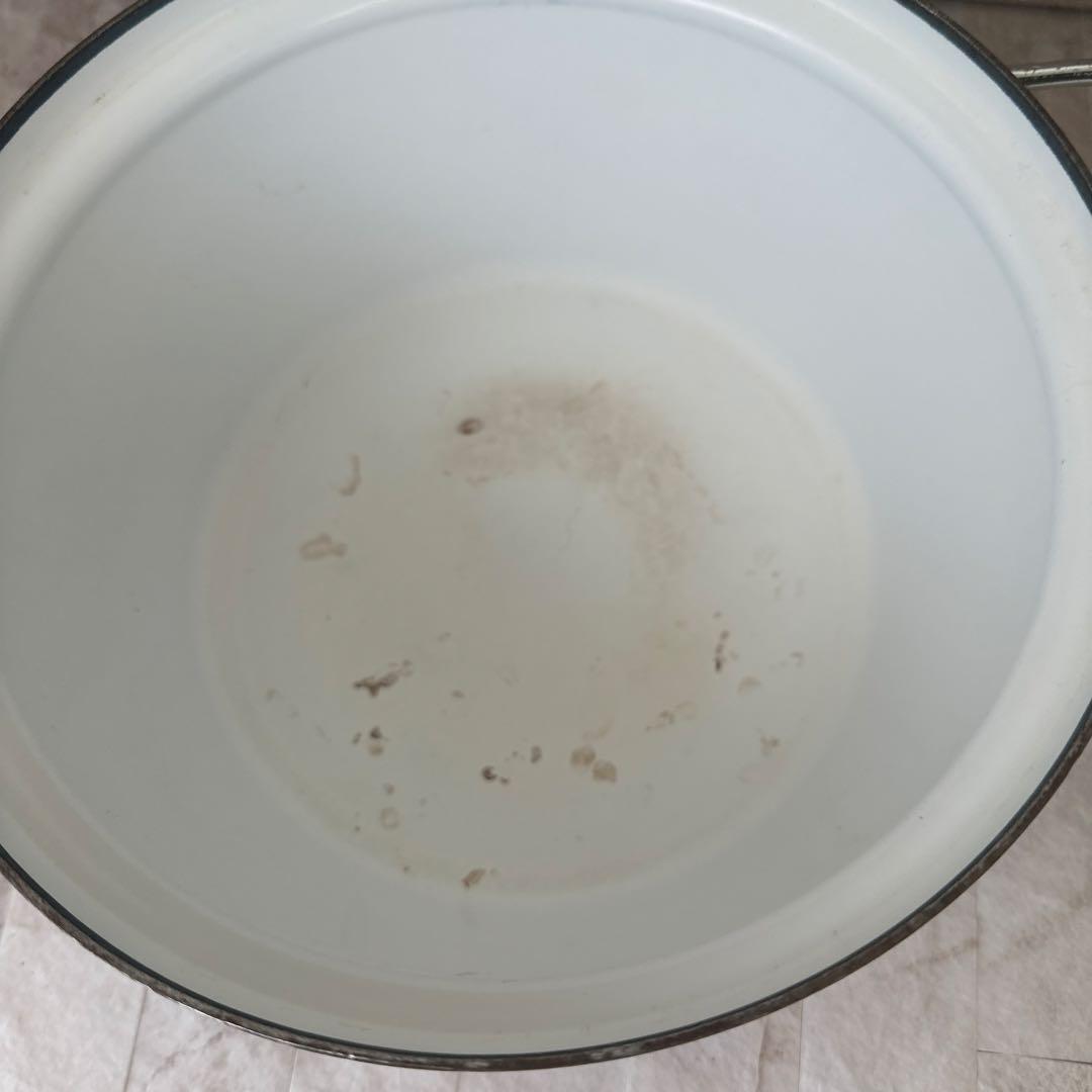 キャサリンホルム ロータス オリーブグリーン ホーロー ミルクパン