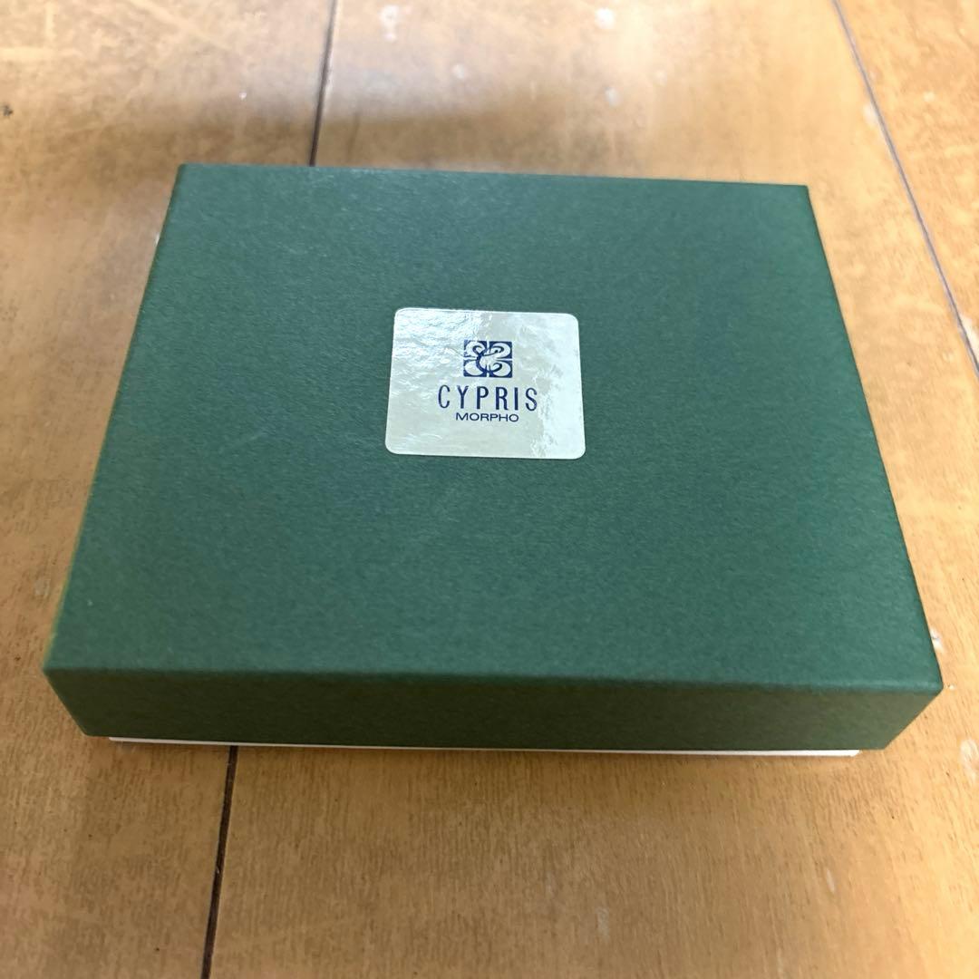 CYPRIS 新品未使用)キプリス　レザー マネークリップ ブラウン