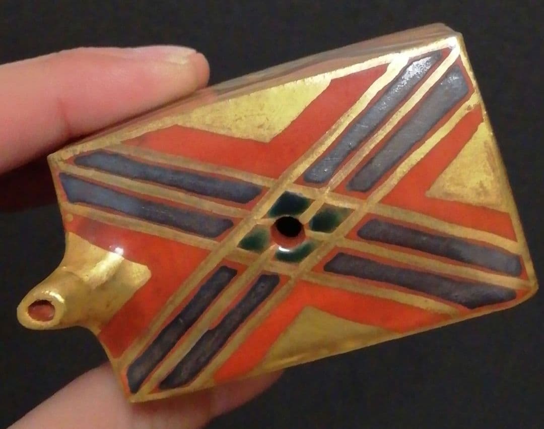 国領寿人　金銀　幾何　文様　水滴　共箱