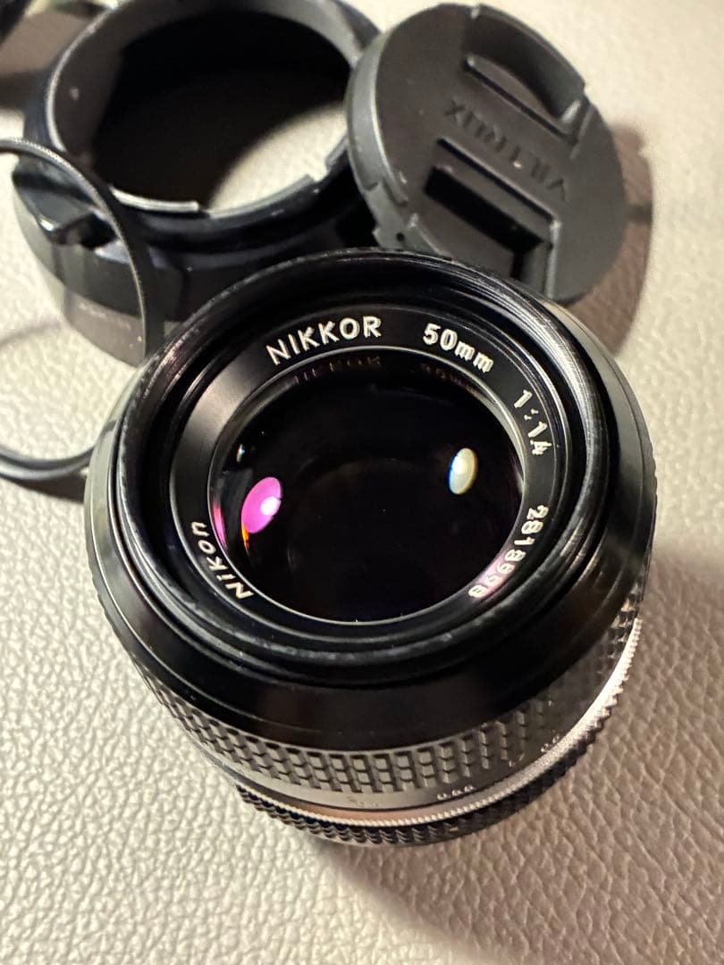 ニッコール❗️50mmf1.4‼️HS-9フード付き美品‼️
