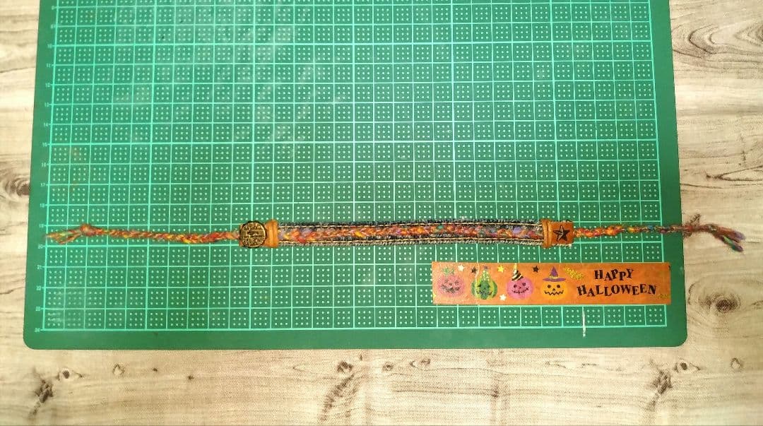 オルティガ　ネイティブ風　デニムミサンガ①