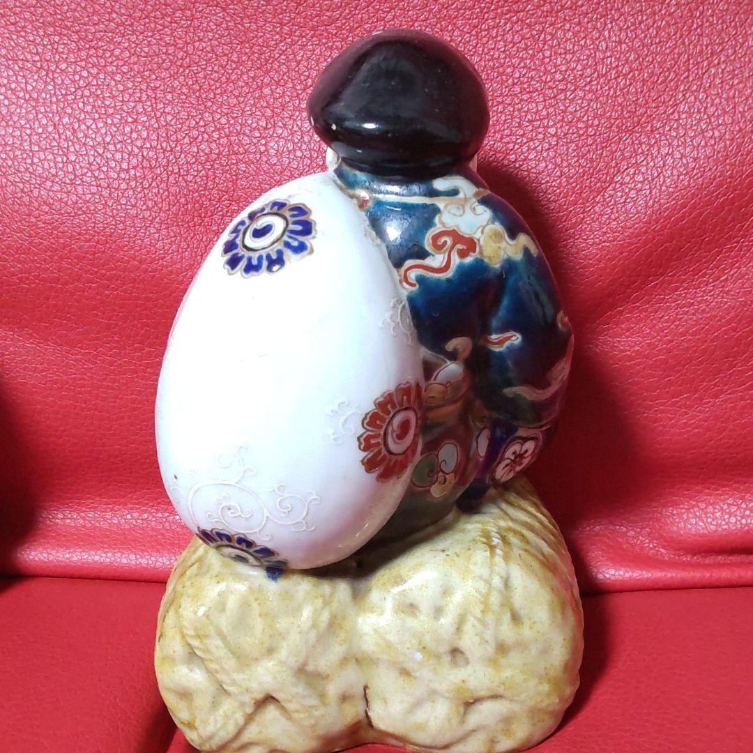 古九谷焼　置物　七福神　恵比寿様　大黒様