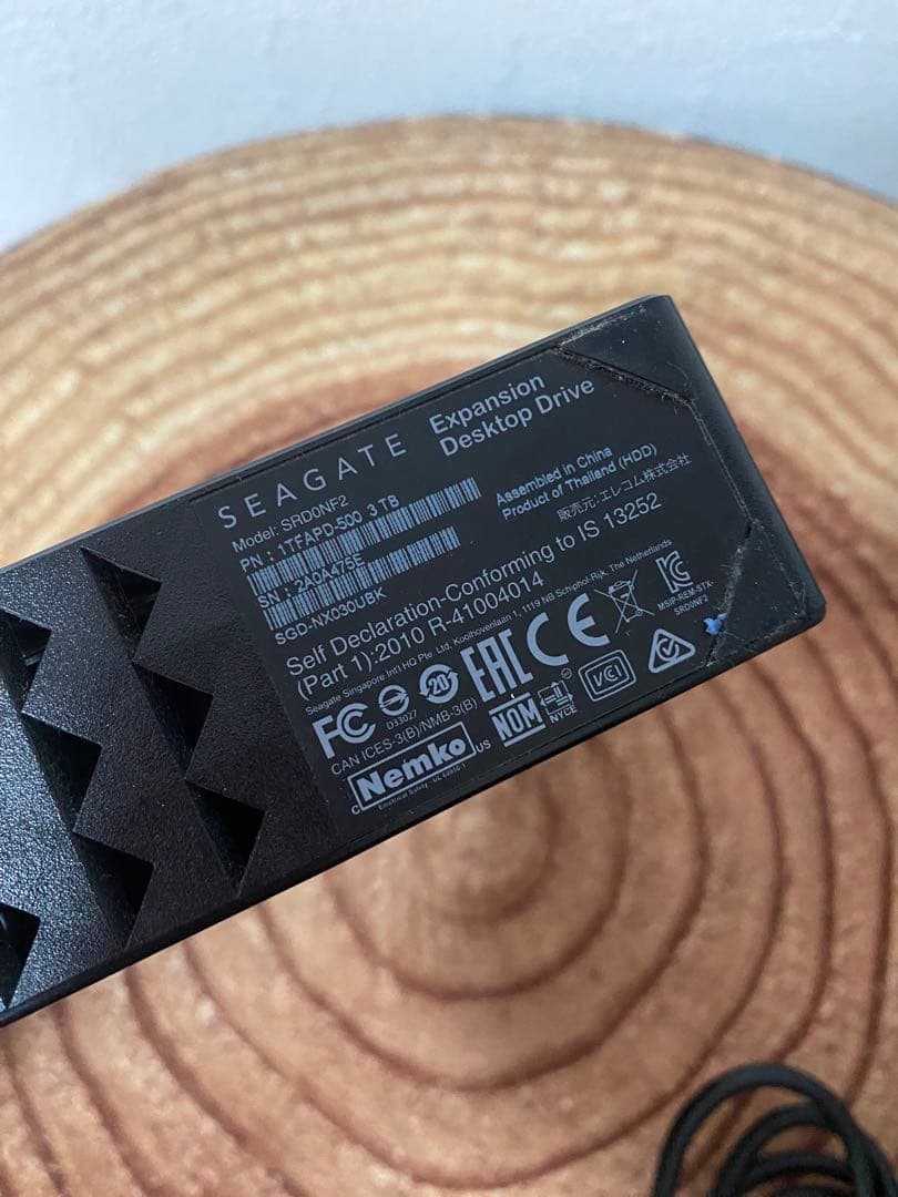 Seagate 3TB 外付けHDD