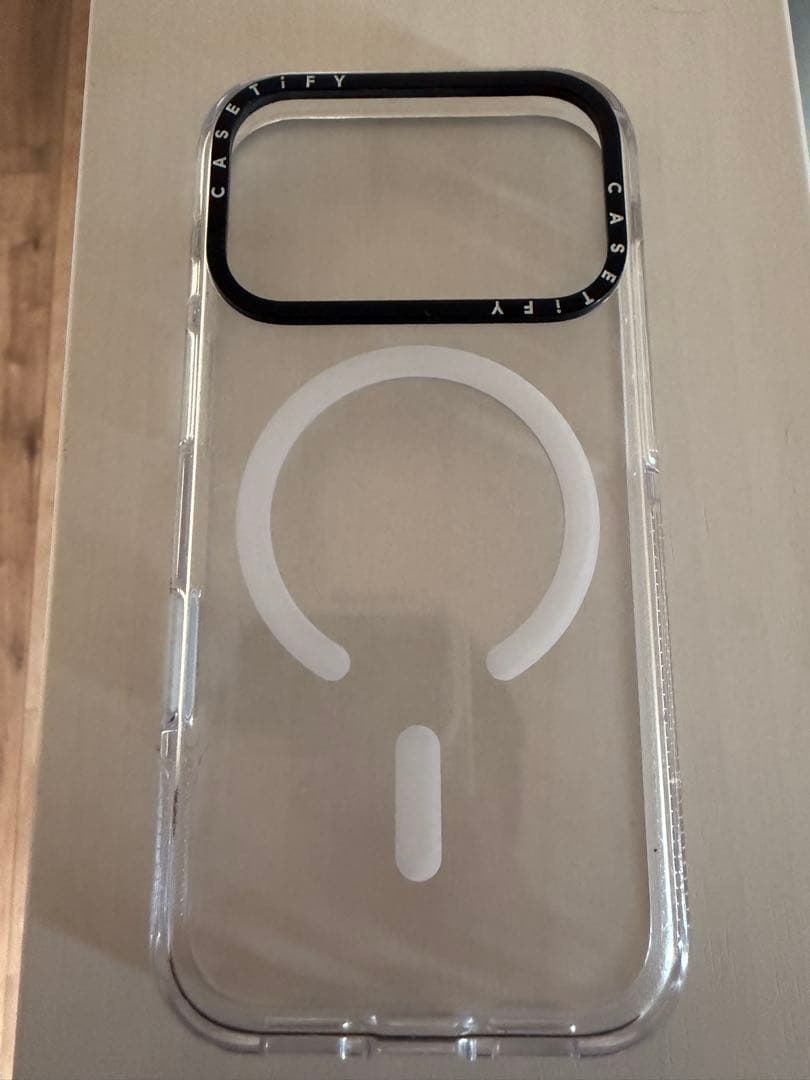 ケースティファイ　iPhone17pro MagSafe対応クリアケース