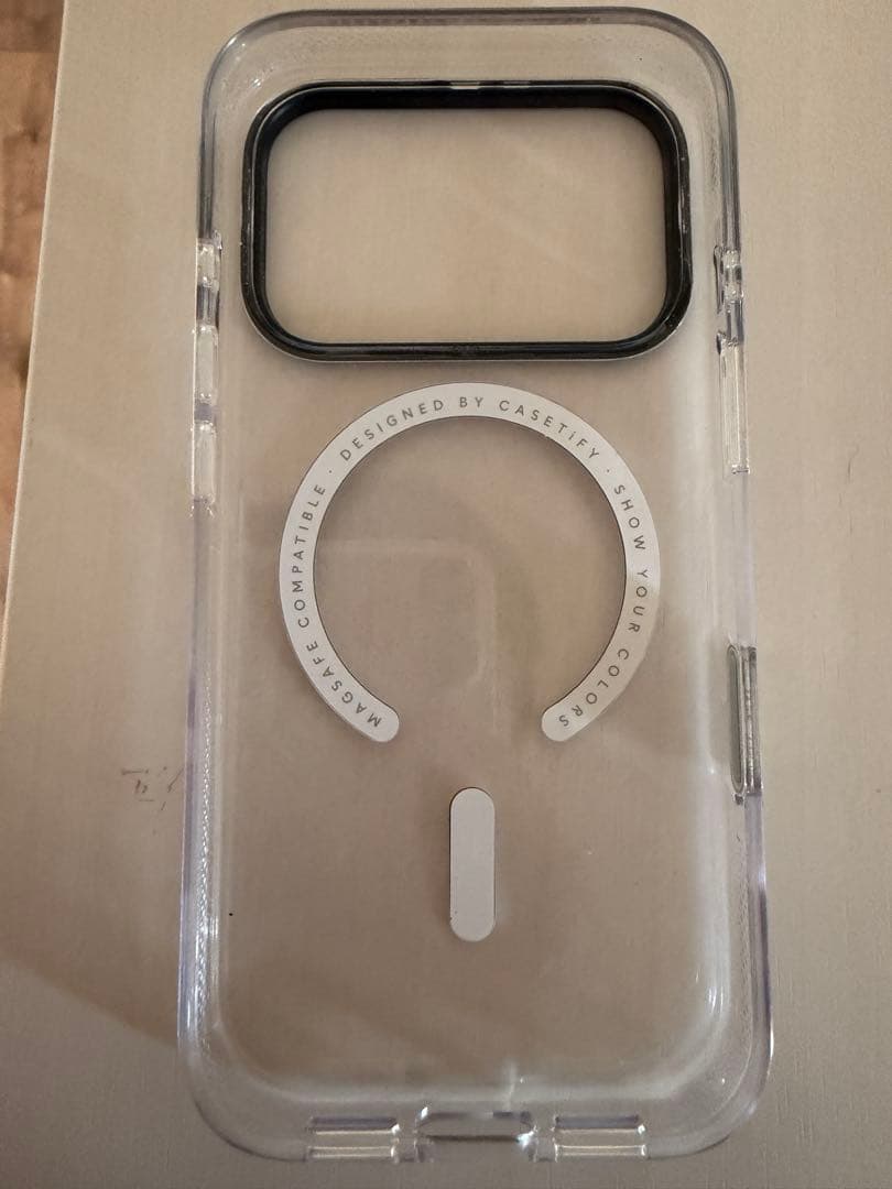 ケースティファイ　iPhone17pro MagSafe対応クリアケース