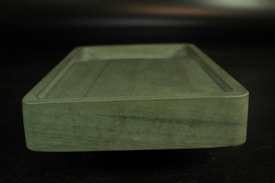 青端石 共箱 定価32万 中支龍州産 書(K-YC626)