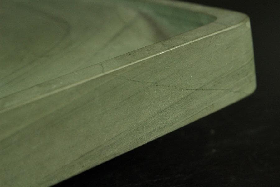 青端石 共箱 定価32万 中支龍州産 書(K-YC626)