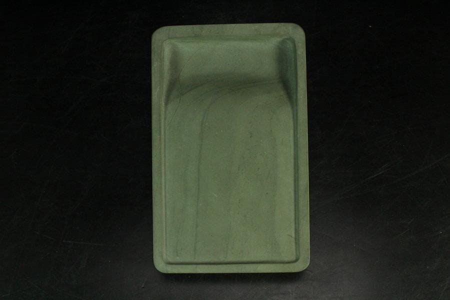 青端石 共箱 定価32万 中支龍州産 書(K-YC626)