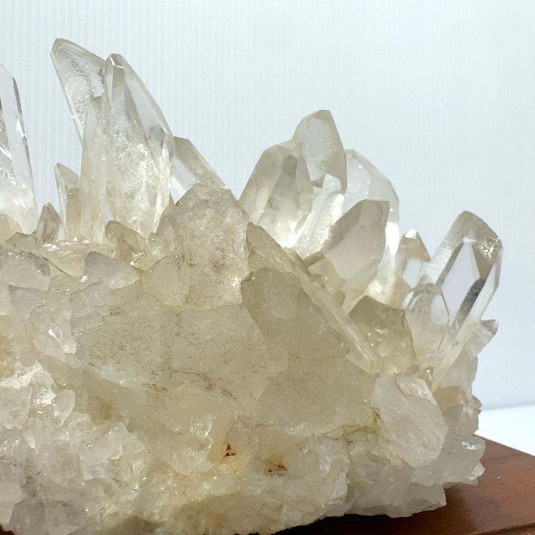 天然水晶クラスター 1.73kg 大型 パワーストーン 天然石 インテリア