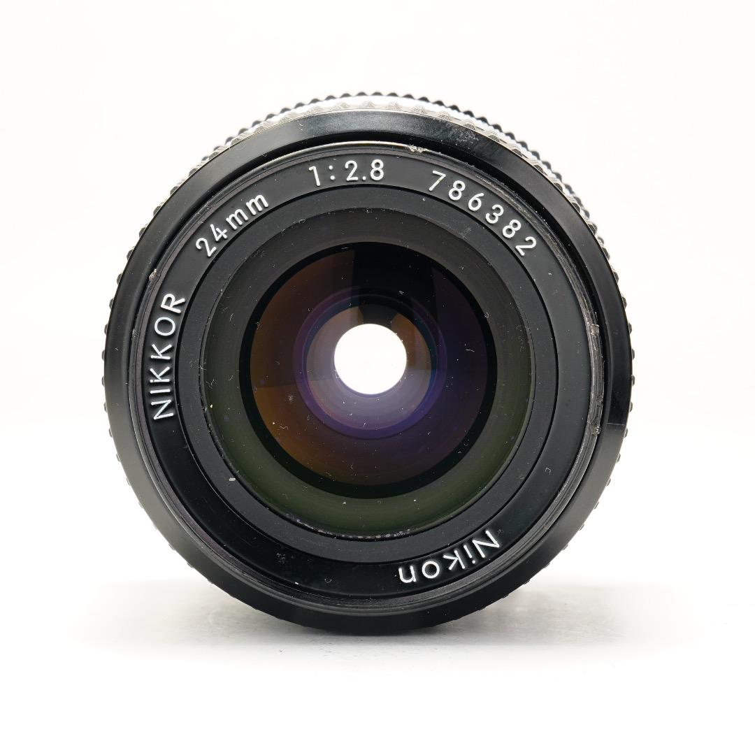 【美品】動作◎ nikon Ai-s Nikkor 24mm F2.8 382