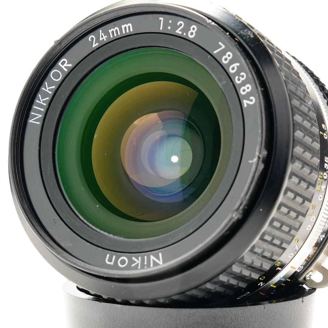 【美品】動作◎ nikon Ai-s Nikkor 24mm F2.8 382