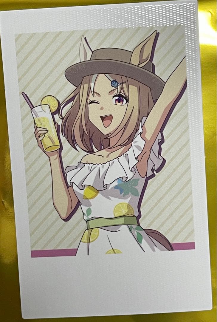 ウマ娘　缶バッジポラショアクリルスタンド　バカンスver. ナリタトップロード