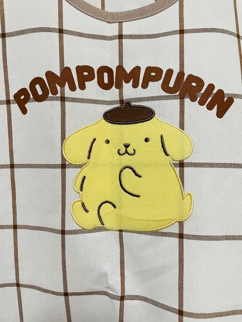 ポムポムプリン　エプロン　新品未使用タグ付き　保育士　介護士　キャラクター　大人