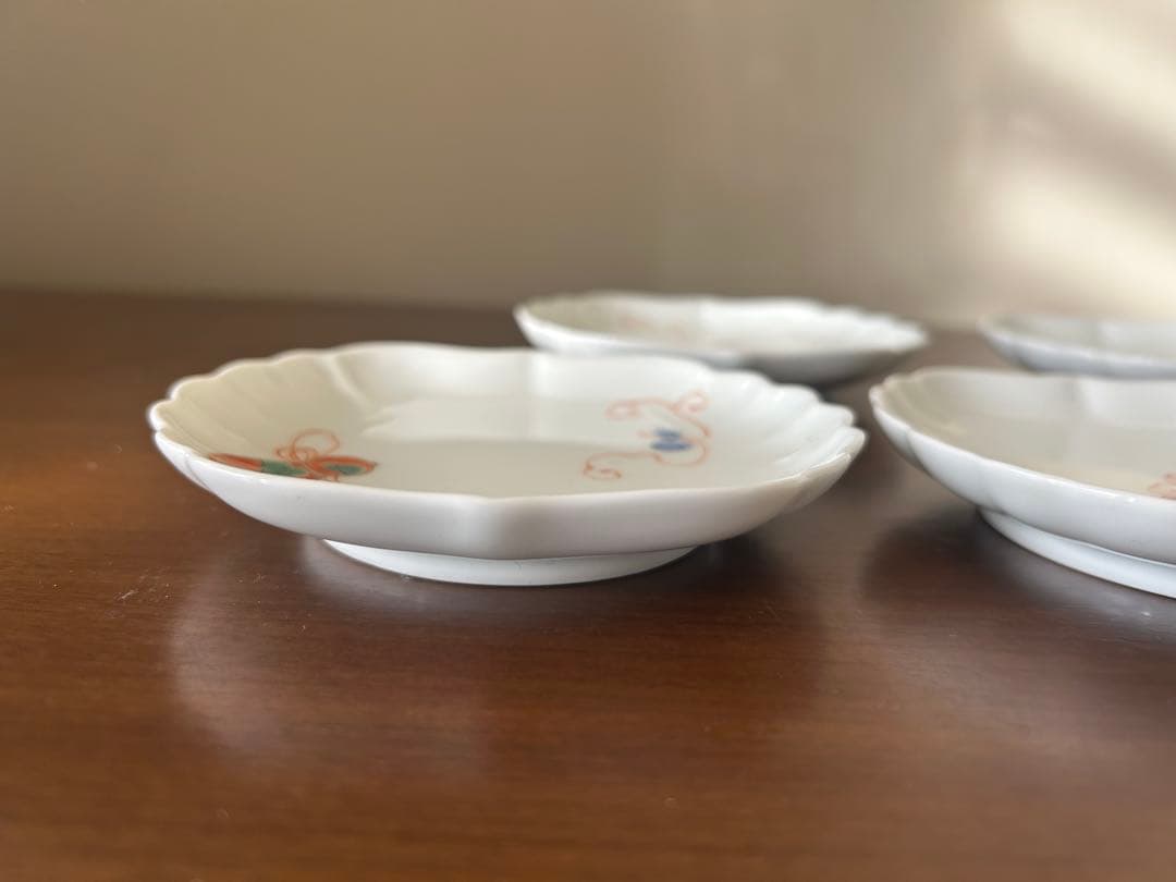 深川製磁　花ひょうたん銘々皿