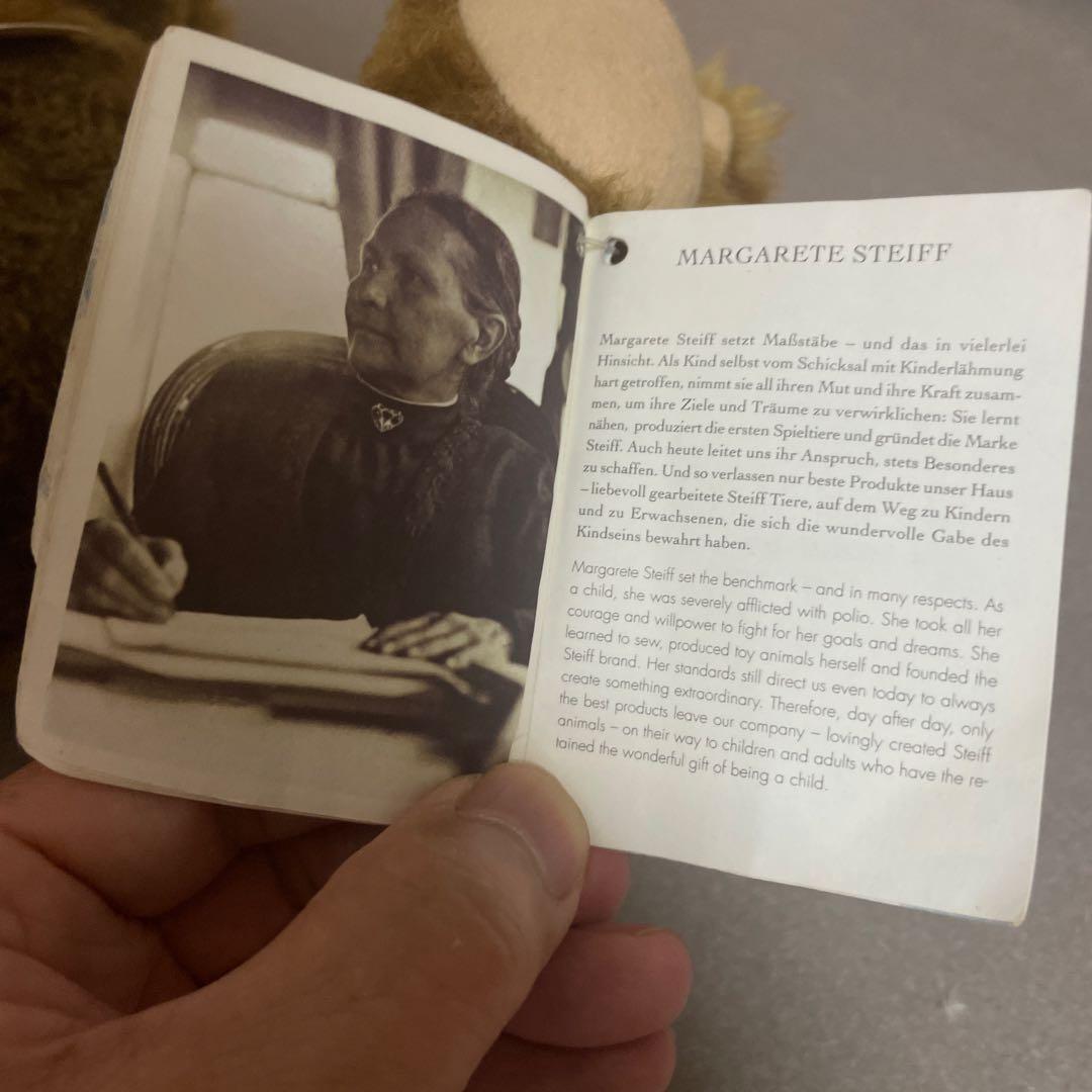 【美品】シュタイフ テディベア classic teddy bear 1909