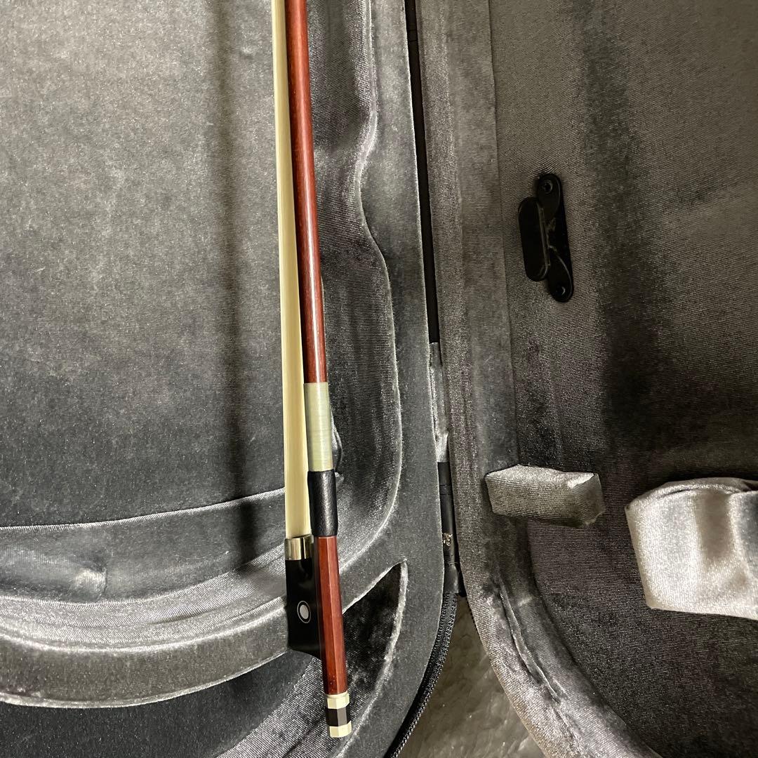 弦4本、弓張替え、コマ調整済み　バイオリン ブラビオール1/4 V7SG14J