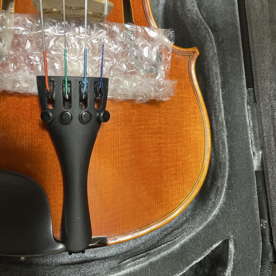 弦4本、弓張替え、コマ調整済み　バイオリン ブラビオール1/4 V7SG14J