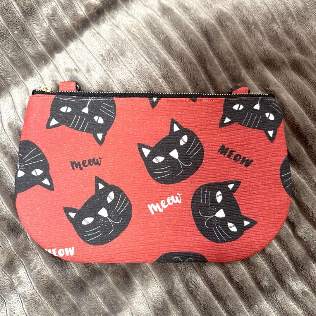 ♡ゆきそら♡トートバッグ♪Lサイズ＆お揃いお財布ポーチセット♡猫柄生地♡