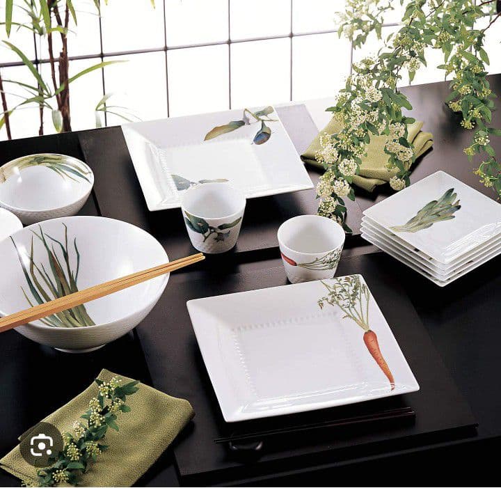 ❤ Noritakeノリタケ 京香旬彩 スクウェアプレート4枚セット