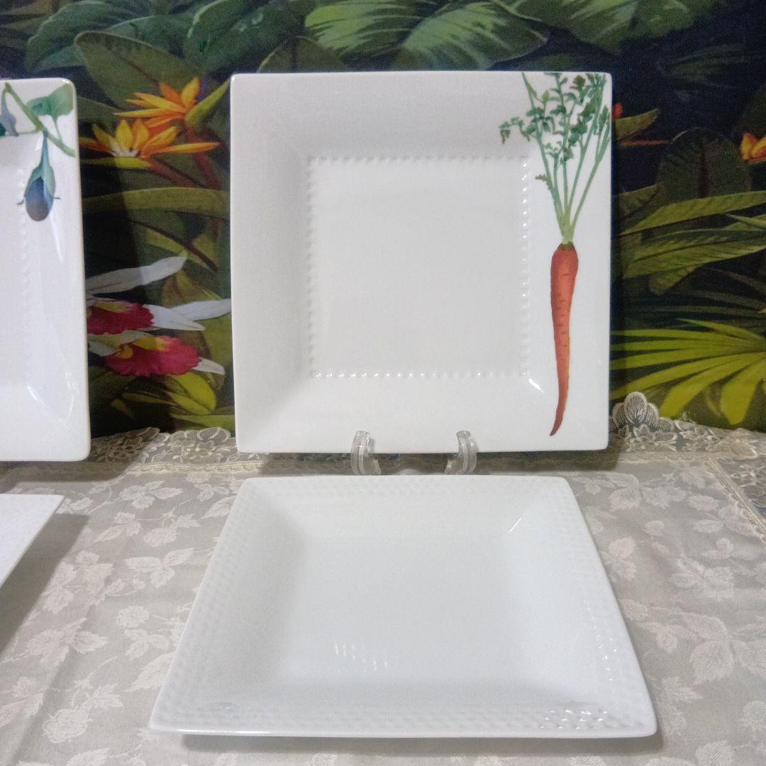 ❤ Noritakeノリタケ 京香旬彩 スクウェアプレート4枚セット