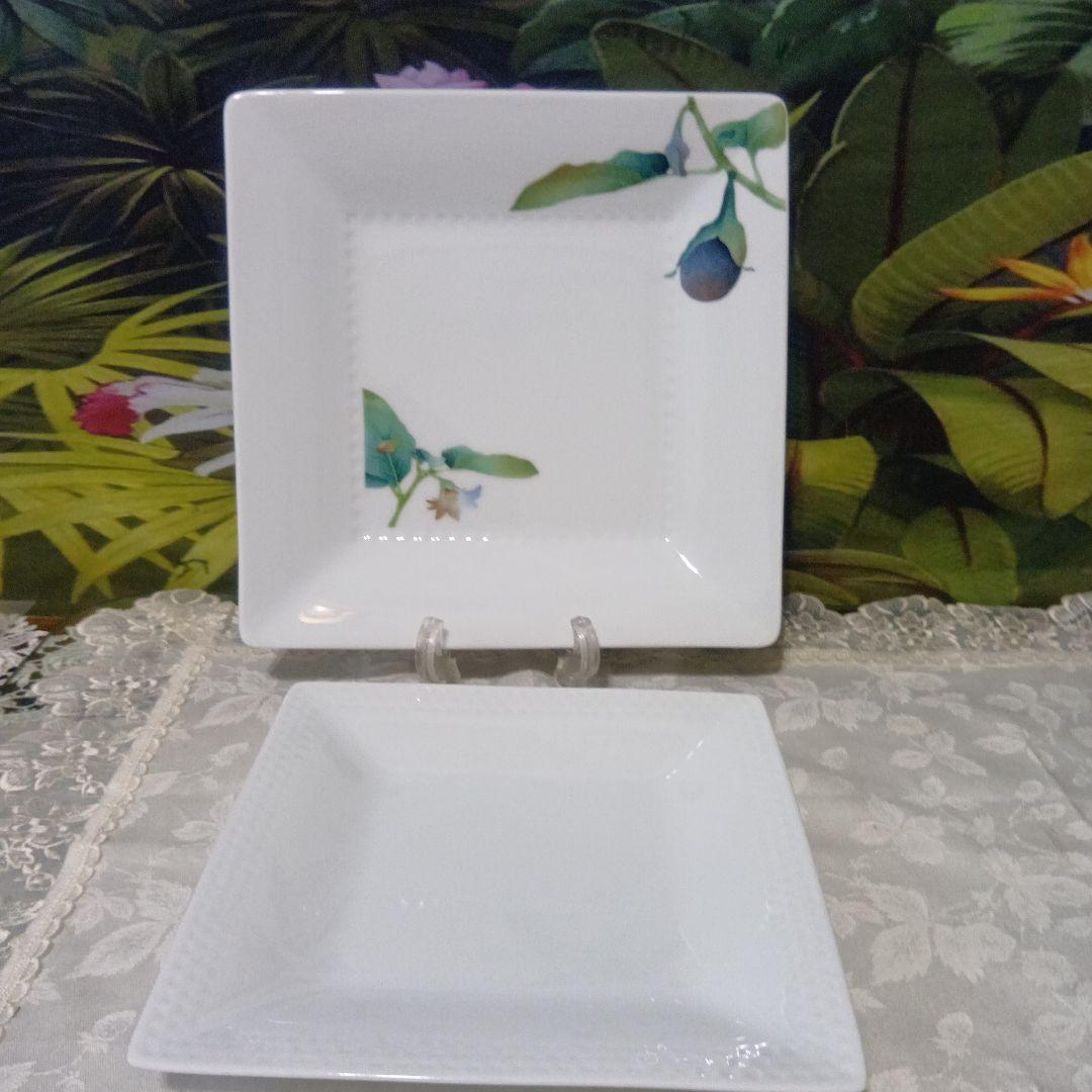 ❤ Noritakeノリタケ 京香旬彩 スクウェアプレート4枚セット