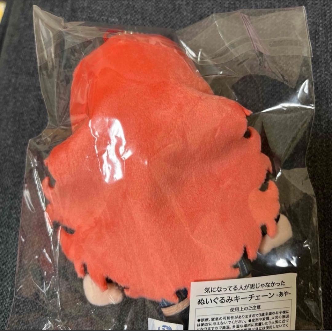 新品　気になってる人が男じゃなかった　ぬいぐるみキーチェーン　大沢 綾　あや