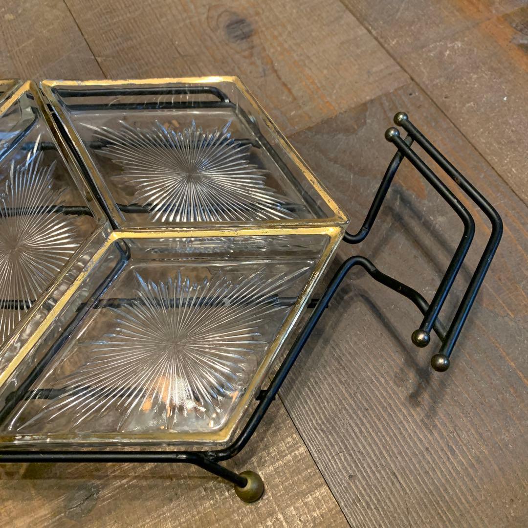 ミッドセンチュリー　ヴィンテージトレイ　小物入れ