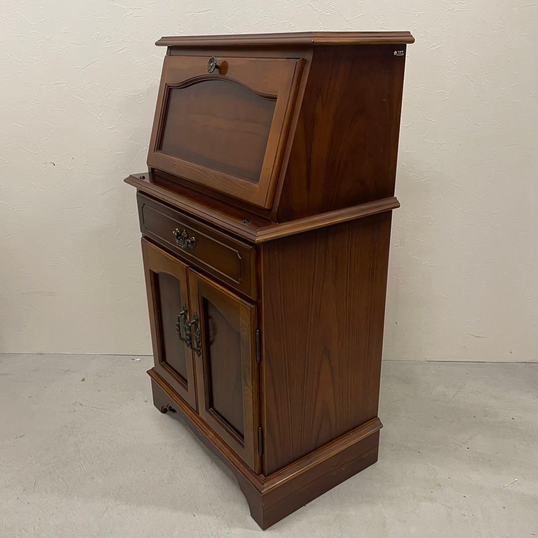 希少品 カリモク コロニアル ライティングビューロー ライティングデスク