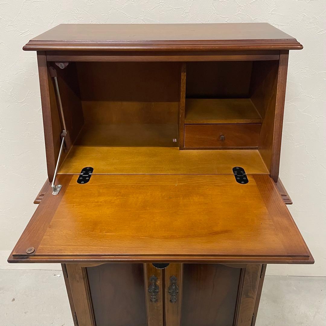 希少品 カリモク コロニアル ライティングビューロー ライティングデスク