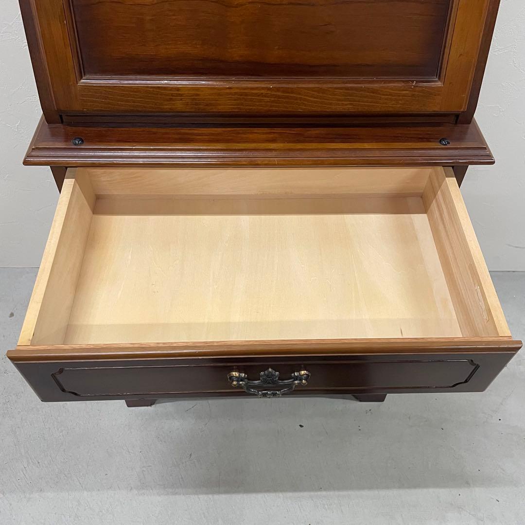 希少品 カリモク コロニアル ライティングビューロー ライティングデスク