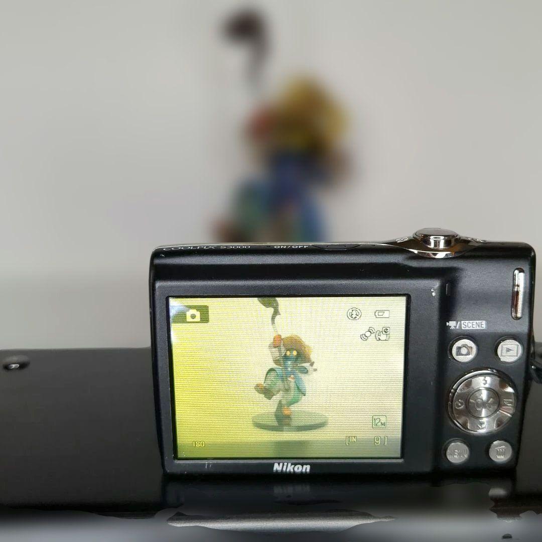 Nikon COOLPIX S3000 グリーン バッテリー付き 簡易動作確認済