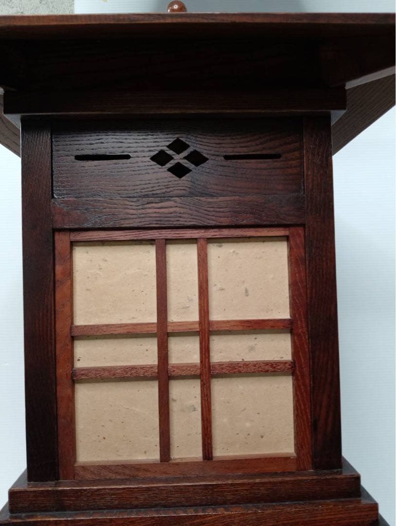 G1734 木製行灯 卓上ランプ レトロ和モダン インテリア