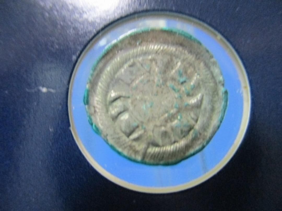 イタリア ベローナ デナロ銀貨☆14世紀／1300年代／ロンバルディア地方／